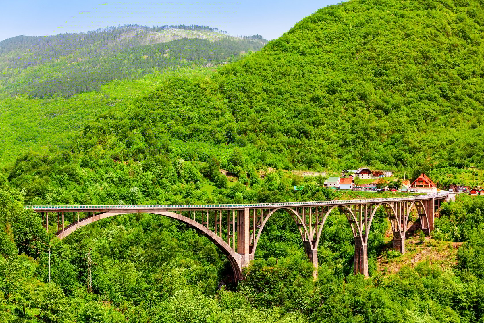 Tara River Bridge near Zabljak, Montenegro